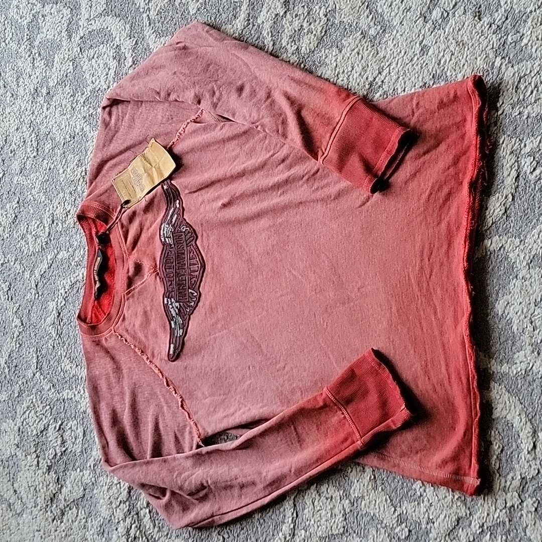 Harley Davidson Ombre Orange Sweatshirt Xl New